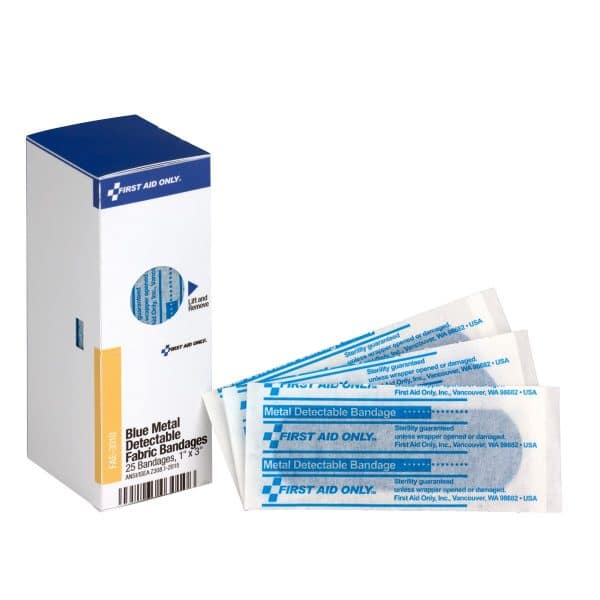 1"x 3" Visible Blue bandage - Image 3