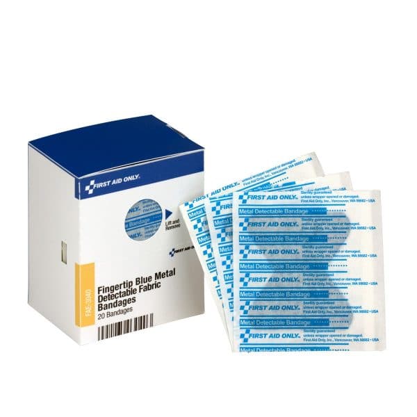 Fingertip Blue Visibile Bandage