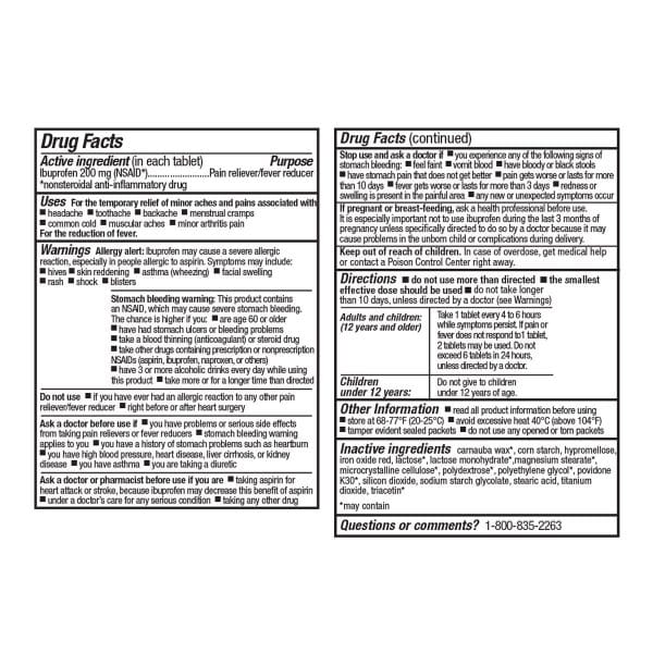 Refill Ibuprofen, 2 Tablets Per Packet - Image 6