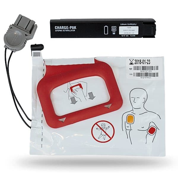Physio-Control LIFEPAK CR® Plus/EXPRESS CHARGE-PAK w/1 set electrode pad