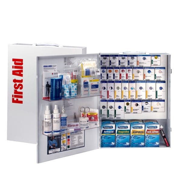 150 Person XL Metal SmartCompliance General Business First Aid Cabinet WITH or WITHOUT Medications - Image 4