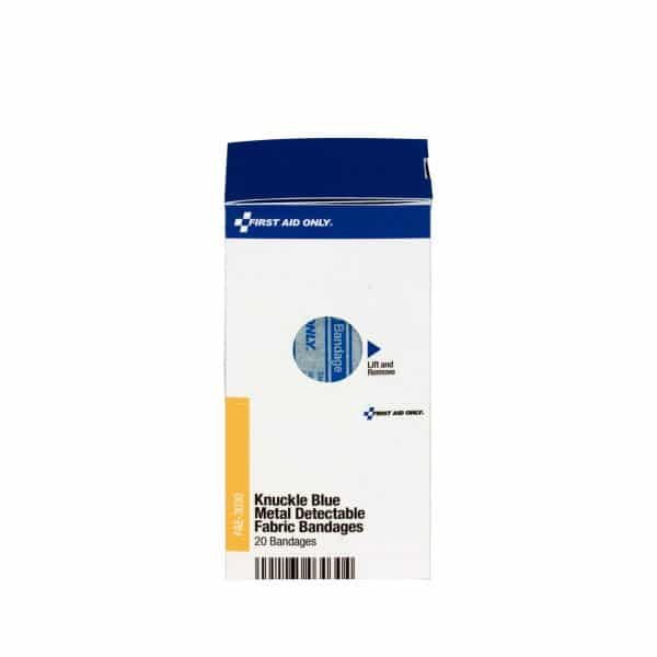 Knuckle Blue Metal Detectable Fabric Bandages, 20ct - Image 6