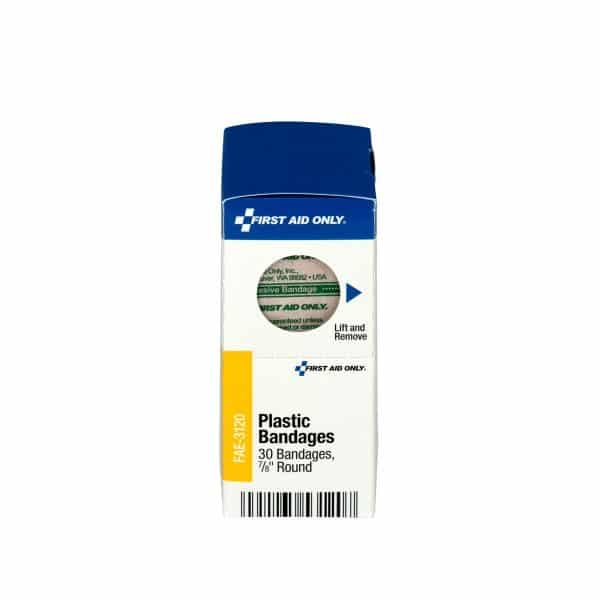 Adhesive Plastic Bandages, 7/8" Round, 30ct - Image 2