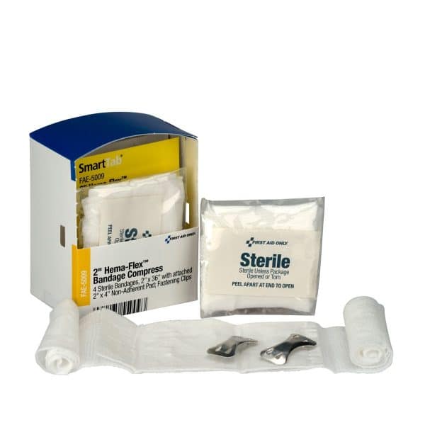 Hema-Flex Bandage Compress, 2", 4ct