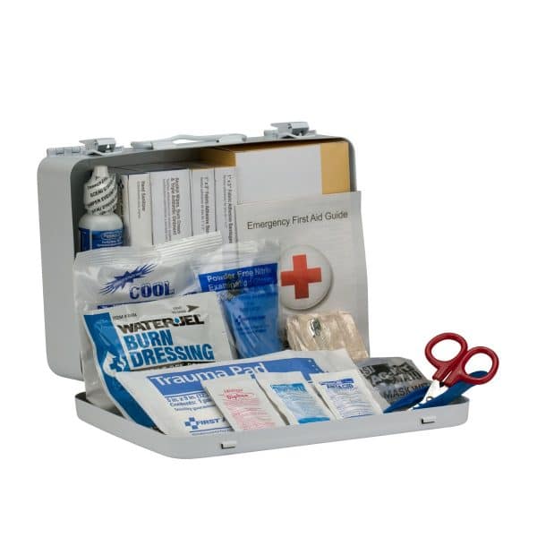 25 Person Vehicle First Aid Kit, Metal Weatherproof Case, ANSI Compliant - Image 3