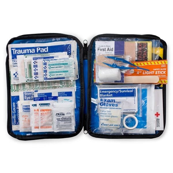 Vehicle First Aid Kit, 143 Piece, Fabric Case
