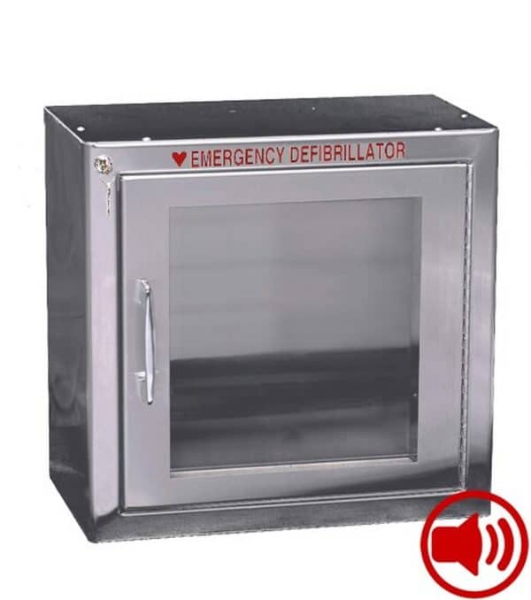Standard Size Stainless Steel AED Cabinet with Audible Alarm