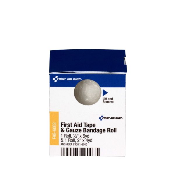 SmartCompliance Refill 1/2"X5 Yd. First Aid Tape And 2" Conforming Gauze Bandage Roll, 1 Per Box - Image 2