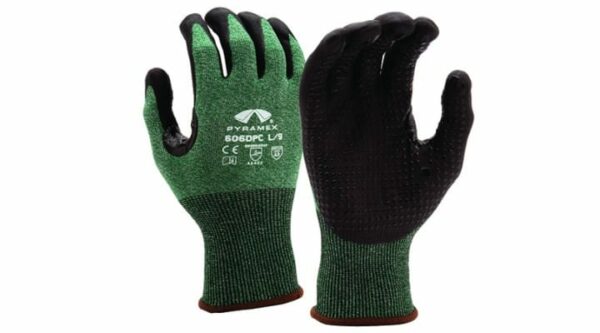 Glove Nitrile 18G A3 Dots Thumb Saddle