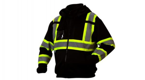 Canadian premium zipper sweatshirt in Black