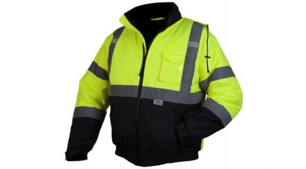 RJ32 Series Lime - Hi-Vis Bomber Jacket