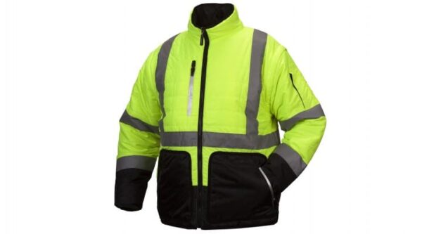 RJR33 Series Hi-Vis Lime Jacket