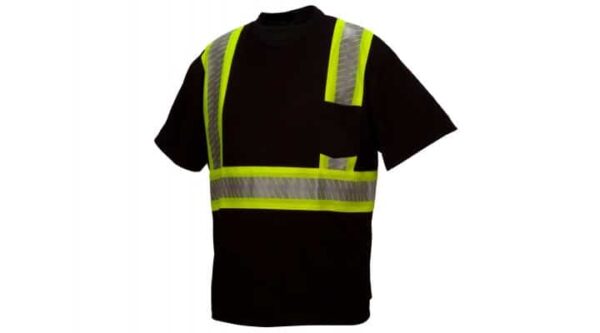 Broken Heat Sealed T-Shirt Black