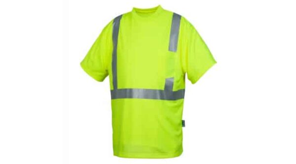 Short sleeve lime heat sealed T-Shirt