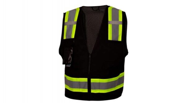 Class 1 Survey w/Clear Pocket-Black