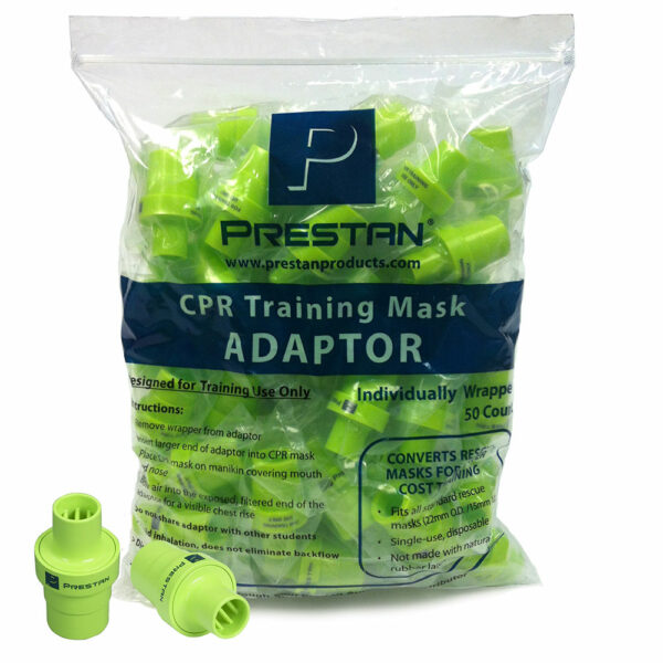 Prestan CPR Training Mask Adaptors 50-Pack - Image 3