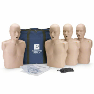 PRESTAN Professional Manikin Medium Skin Tone Adult 4-Pack with CPR Monitor