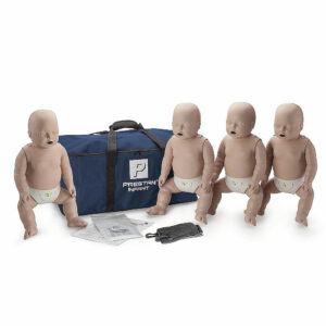 Prestan Professional Infant Medium Skin Manikin 4-Pack with CPR Monitor