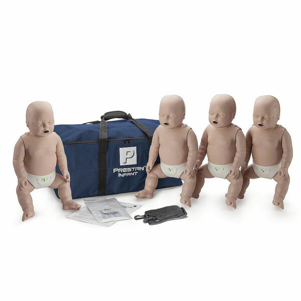Prestan Professional Infant Medium Skin Manikin 4-Pack with CPR Monitor