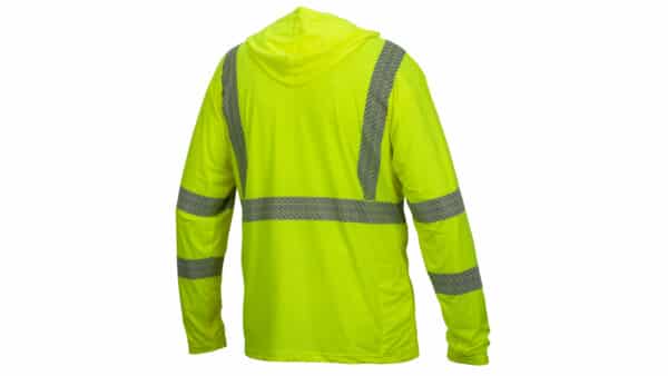 Long Sleeve Hi-Vis Moisture Wicking Pullover Hoodie - Image 2
