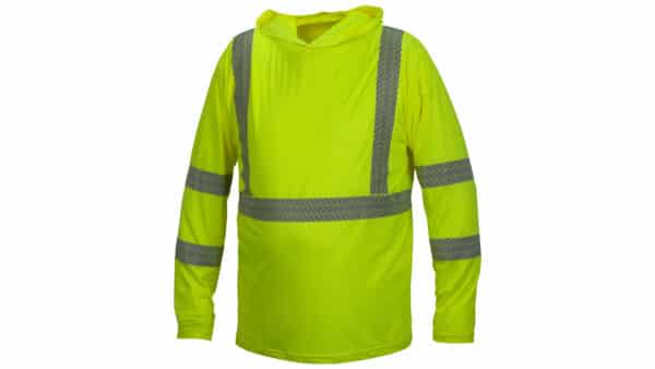 Long Sleeve Hi-Vis Moisture Wicking Pullover Hoodie