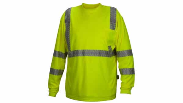 Long Sleve Hi-Vis Moisture Wicking Shirt