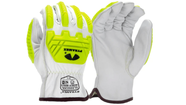 Grain Goatskin Leather Driver Para-Aramid A4 Cut Level 2 Impact