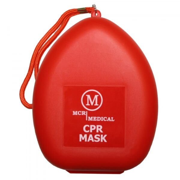 CPR Rescue Mask, Adult/Child, Hard Case with Wrist Strap - Image 2